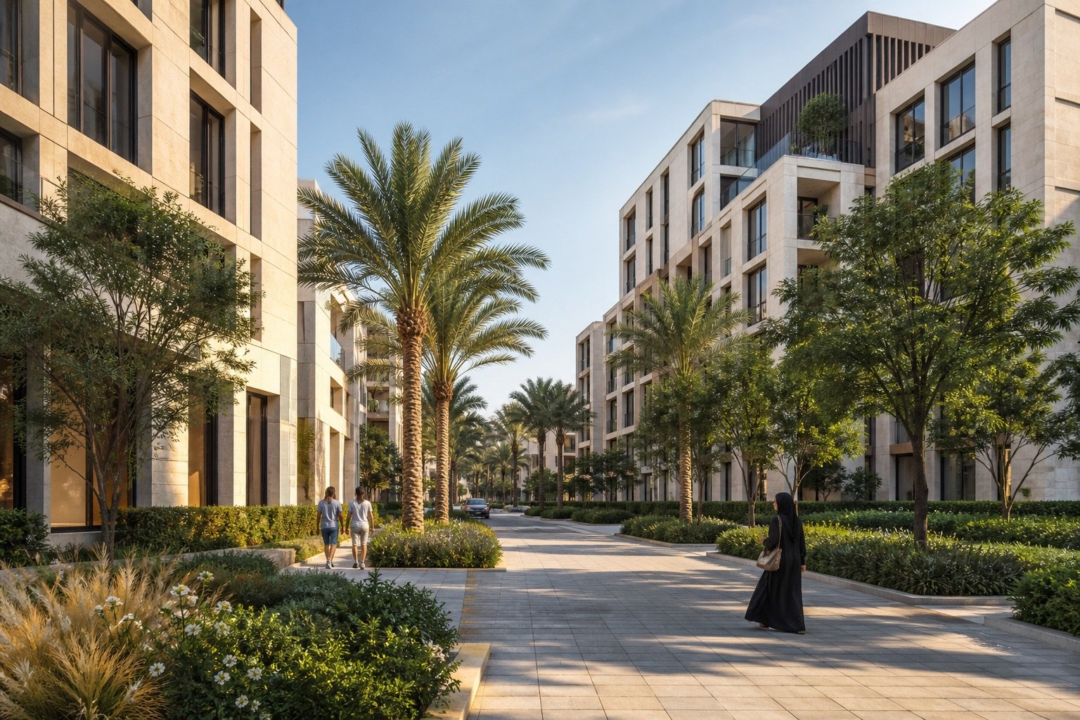 AI-generated architectural concept for the Azizi Developers enquiry category; not an actual project